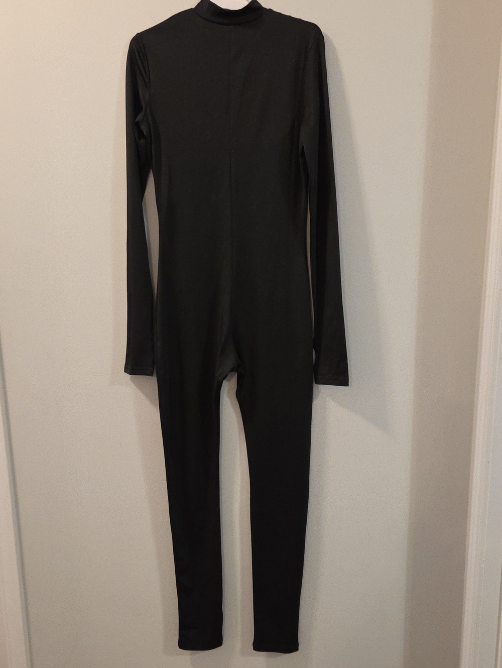 Black Long-Sleeve Women's Jumpsuit
